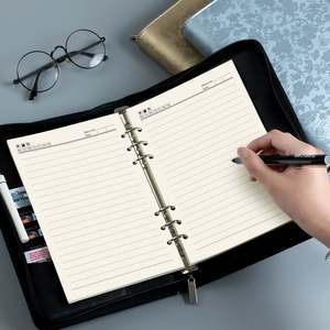 Carpeta Organizadora con Anillas de 1.5 Pulgadas, Bloc de Notas y Bolsa con Cierre para Documentos, Carpeta de Presentación con Bolsillos para Tarjetas - Product Image 6