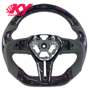 Volant sport en fibre de carbone forgée avec affichage LED du régime, personnalisé pour Infiniti Q60 QX30 QX50 QX60 QX7 2013-2022 - Product Image 1