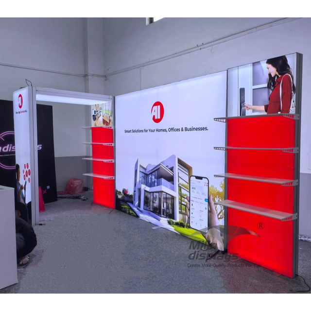 SEG LED Light Backlit Fabric Light Box Ultra Slim LED Display Panel Silicone Edge Graphic Advertising Sign for Retail Exhibition