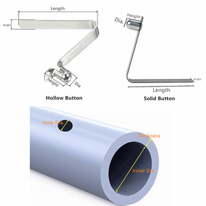 Thép Không Gỉ Đôi Rắn Nút Loại Mùa Xuân <span class=keywords><strong>Clip</strong></span> V-Hình Mùa Xuân Nút <span class=keywords><strong>Clip</strong></span> Đàn Hồi Nút <span class=keywords><strong>Clip</strong></span> Cho Thiết Bị Chụp Ảnh - Product Image 4