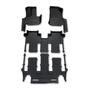 Tapis de sol auto durables en TPE antidérapants, de luxe, épaisseur 3,5 mm, imperméables, inodores, entièrement enveloppants, ensemble complet de 3 pièces pour - Product Image 1