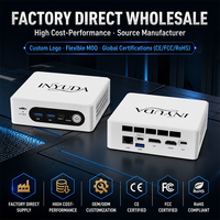 PC Mini Gaming 8-core Grosir, 16G DDR4, SSD PCIe 4.0 1TB, Colokan EU/US/UK/AU, OEM, PC Faktor Bentuk Kecil