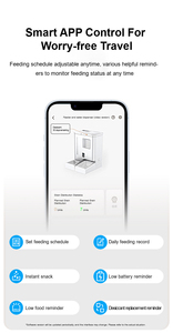 Comedero Automático para Mascotas con WiFi, Plan de Alimentación Personalizable, Protección con Bloqueo de Seguridad, Alimentación Remota para Perros y Gatos - Product Image 4