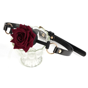 Silicone traspirante rosa palla Gag per adulti BDSM gioco a bocca aperta fissazione orale pizzo fiore <span class=keywords><strong>Bondage</strong></span> ingranaggio per le donne e le coppie - Product Image 5