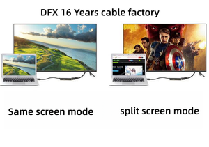 Câble adaptateur DFX Mini DP vers DVI VGA HDTV <span class=keywords><strong>3</strong></span> en 1 pour MacBook Surface iPad Pro iMac PC Ordinateur portable Moniteur Projecteur <span class=keywords><strong>TV</strong></span> Affichage - Product Image 5