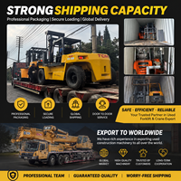 Chariot élévateur TCM d'occasion robuste de 8 tonnes avec moteur diesel pour la manutention de conteneurs en extérieur et l'approvisionnement en équipements d'entrepôt