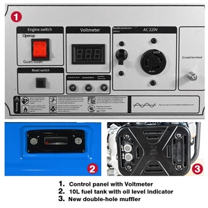 4.2kva mở loại Máy phát điện xăng 4 thì động cơ 50Hz tần số để sử dụng nhà trong thời gian cúp điện và trường hợp khẩn cấp - Product Image 6