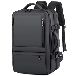 Mochila Unisex de Gran Capacidad, con Paneles de Poliéster y Nailon, Cierre de Cremallera, Diseño Moderno, Anti-Robo, Puerto de Carga USB Inteligente, Impermeable - Product Image 1