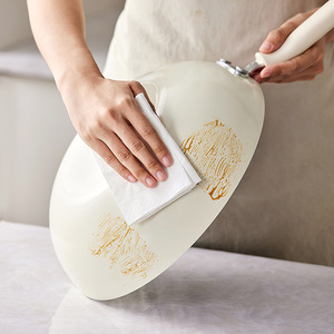 Little Bear Ceramic Frying <b>Pan</b> 30Cm <b>Nonstick</b> Wok For Gas Stove - Product Image 4