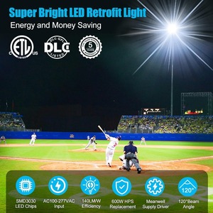 DLC ETL 150W LED Shoebox Retrofit Kit 5000K 21000LM Outdoor <b>Street</b> <b>Light</b> 100-277V Input 5000K Color Temperature - Product Image 2