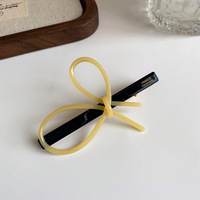 French Hollow Bow Multi Color Acetate Plate Handmade Luxury Minimalist Daily Party Wholesale Custom Available