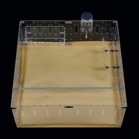 Cage fermée OEM en acrylique à plusieurs niveaux connectable DIY extensible Cage classique pour petits animaux oiseau cochon d'inde Chinchilla