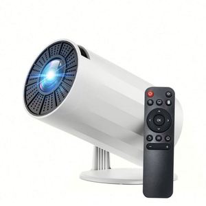 Projecteur portable à mise au point automatique avec WiFi et Bluetooth, résolution native 720p, projecteur de films intérieur/extérieur avec système vidéo - Product Image 1