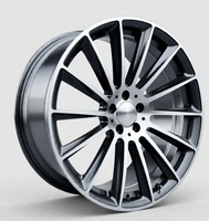 Jantes de voiture de course forgées 17 18 19 20 21 22 23 24 pouces pour Mercedes-Benz T466 ET45 CB66.6 GUN METAL MACHINE FACE