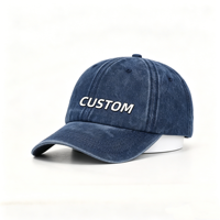 Gorra de Béisbol Vintage Ajustable de Algodón Natural Desgastado, Personalizada con Mi Logotipo Bordado, de 6 Paneles