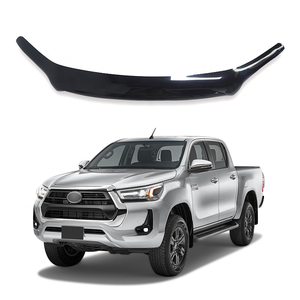 Protector de Capó para Toyota <span class=keywords><strong>Hilux</strong></span> <span class=keywords><strong>2021</strong></span> 2022, Color Negro, Fabricante Original, Protector de Capó, Deflectores de Insectos, Accesorios - Product Image 1