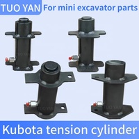 Ajustador de pista de tamaño Original para Kubota U17 mini excavadora undecarrige piezas dispositivo de tensión cilindro de tensión para U17