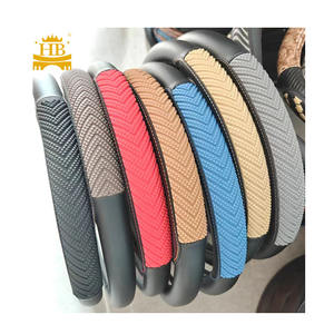 Housse de <span class=keywords><strong>volant</strong></span> de voiture en cuir synthétique antidérapante pour le sport, universelle 38 <span class=keywords><strong>CM</strong></span> <span class=keywords><strong>40</strong></span> <span class=keywords><strong>CM</strong></span>, housse de protection pour <span class=keywords><strong>volant</strong></span> de voiture - Product Image 1