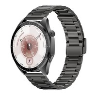Montre connectée avec écran AMOLED, boîtier en alliage, pour hommes et femmes, GPS, appels Bluetooth, photos, musique, surveillance de la santé, montre de fitness intelligente