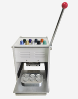 Machine de scellage thermique manuelle de feuilles d'aluminium, vente en gros, 25 pièces/min