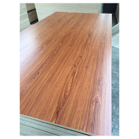 Panneaux de meubles en bois MDF, panneaux de particules mélaminés blancs MFC sans écaillage, prix de gros, 1830x2440, 18mm