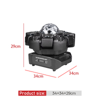 Nouveau modèle tendance : Lumières de scène laser disco DJ 120W, six projecteurs à tête mobile pour DJ, mariages et fêtes
