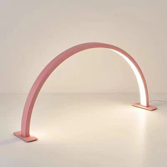 Beauty U-shaped desk lamp,LED night light,nail art eyebrow grafting lamp,multi-color half moon nail art eye protection desk lamp