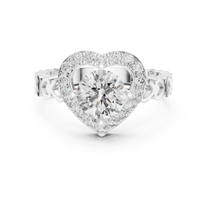 Anillo Clásico de Oro de 18k con Diamante Redondo Cultivado en Laboratorio, Corte Ovalado, para Mujer, Regalo de Boda y Aniversario - Product Image 1