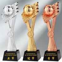 Hyper Crafts Trophée de volley-ball en cristal personnalisé pour les prix et la reconnaissance dans les trophées Médailles Plaques Genre