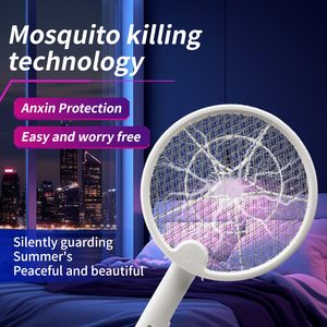 Thân Thiện Với Môi Có Thể Gập Lại Kính Thiên Văn Điện <span class=keywords><strong>Fly</strong></span> Vỉ Đập Vợt Thông Minh Kiểm Soát Dịch Hại Kính Thiên Văn Zapper - Product Image 5