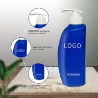 Kafein kolagen zaitun sampo mint profesional Ekstrak Tanaman profesional rambut herbal anti-ketombe kustom sulfat bebas sampo bawang