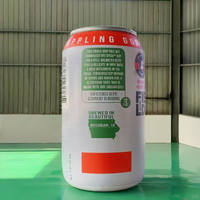 Affichage publicitaire gonflable : canettes et bouteilles de bière gonflables