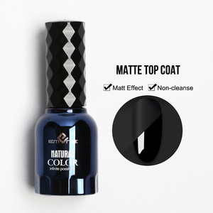 EMENE 15mL Gel de refuerzo OEM ODM Etiqueta privada personalizada Capa base de goma Sin toallita Capa superior mate templado Esmalte de uñas de gel UV - Product Image 5