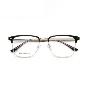 Monturas de Gafas Danyang Rectangulares, Montura Completa, Estilo Retro de Negocios, Anti-UV, Unisex para Adultos 20387 - Product Image 1