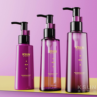Bouteilles de shampooing mat givré de luxe 120ml 180ml 200ml bouteilles de shampooing de lotion en plastique pour l'emballage de soins de la peau