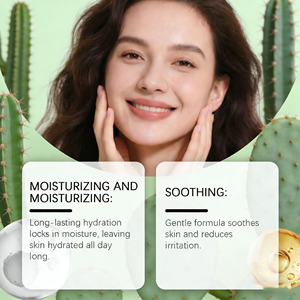 Productos para el Cuidado de la Piel Naturales de Marca Privada, Crema <span class=keywords><strong>Facial</strong></span> Hidratante de Cactus en Cápsulas, Hidratación Profunda, Crema <span class=keywords><strong>Facial</strong></span> Reafirmante - Product Image 4