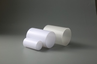 Tube en acrylique PMMA transparent blanc laiteux écologique de 330 mm pour panneaux publicitaires UV, tailles personnalisées, découpe