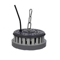Lampe industrielle pour l'exploitation minière, à usage intérieur, en aluminium, haute luminosité, avec télécommande, garantie 3 ans, IP65