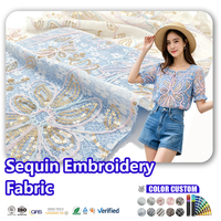 Tissu à paillettes 270GSM, motif écaille de diamant, polyester, taille personnalisée pour chaussures de fête, sacs, robes