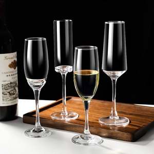 Copa de Estilo Insta-Style Clásica Francesa para Highball y Vino Espumoso con Asa de Aluminio - Juego de Copas Elegantes con Sensación Romántica para Ceremonias - Product Image 3