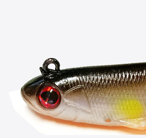 เหยื่อล่อรูปตัวทีหาง3D ที่มีตะขอเกี่ยวแบบตะขอรูปนกอินทรีเสริมความแข็งแรงทนทานต่อการฉีกขาด - Product Image 2