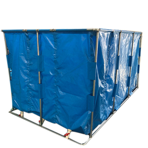 Litong Kích Thước Tùy Chỉnh <span class=keywords><strong>PVC</strong></span> Kẹp <span class=keywords><strong>Net</strong></span> Thiết Kế <span class=keywords><strong>PVC</strong></span> Tarpaulin Vòng Tròn Hoặc Bể Nuôi Cá Hình Chữ Nhật 1000 Lít <span class=keywords><strong>PVC</strong></span> - Product Image 3