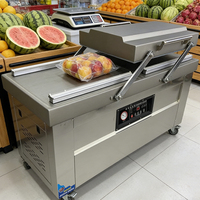 Scelleuse sous vide pour aliments cuits/brassés 500PD, Fresh-Lock commercial, pour cuisine centralisée, facile à nettoyer et haute efficacité 304