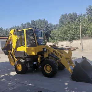 Factory Wholesale WZ45-16 Backhoe Excavator Lloader 4*4 Wheel Drive Small Mini Tractor Backhoe Loader With 5 Engine