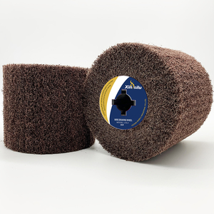 Flap Wheel Buffing Trống Sạch Và Dải Flap Brush Đánh Bóng Đánh Bóng Bánh Xe Dây Vẽ Bánh Xe Kim Loại - Product Image 5