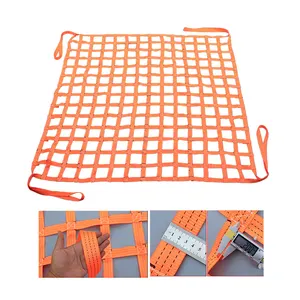 Forcentra polyethylene vải Sling leo núi Hàng Net Pick up vận chuyển hạn chế web hàng hóa nâng lưới