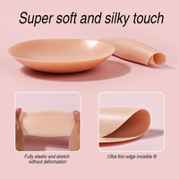 Nouvelle technologie, couvre-tétons liquides super doux sans colle, en silicone de qualité médicale, lavables, adhésifs, pour l'hygiène intime