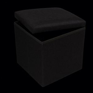Modern Stool Living Room Furniture <b>Storage</b> Box Fabric Stainless Steel Bamboo Highest Quality Sample Available Stools Counter - Product Image 3