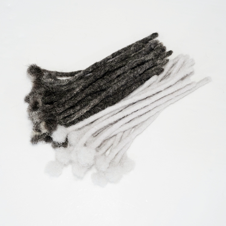KAMA Dread Lock Extension Natural Dread Crochet Braids Rasta Hair for Locs Wholesale Detail Section 14