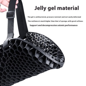 Bantalan Jok Motor Gel untuk Perdagangan Luar Negeri Lintas Batas, Alas Duduk Musim Panas, Lipat, Model Sarang Lebah 3D - Product Image 3